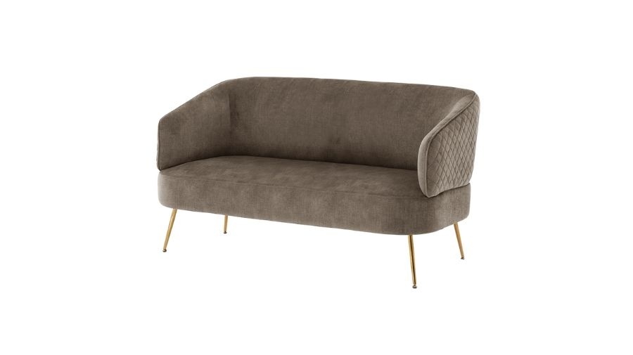 Executive 2 Seater Velvet Sofa