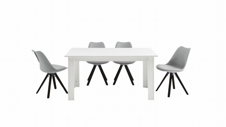 Malvern Table & 4 Violet Chairs