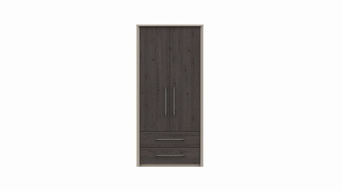 Bedford 2 Drawer Combi Wardrobe