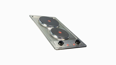 2-Ring Electric Hob
