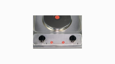 2-Ring Electric Hob