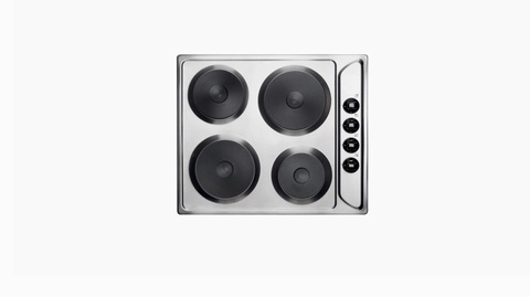 Electric Hob 60cm - Stainless Steel