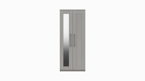 Andante 2 Door Robe w/ Mirror