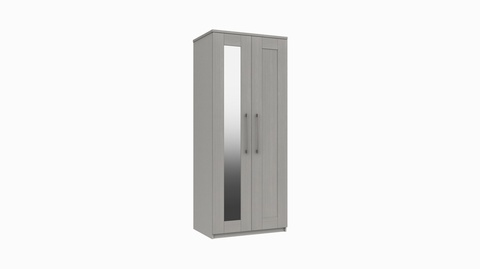 Andante 2 Door Robe w/ Mirror