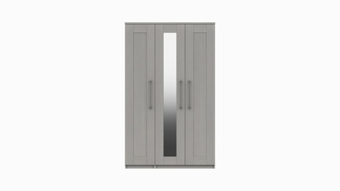 Andante 3-Door Robe w/ Mirror