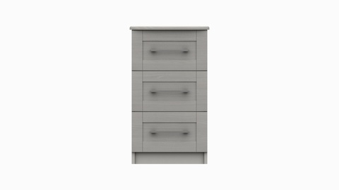 Andante 3 Drawer Bedside