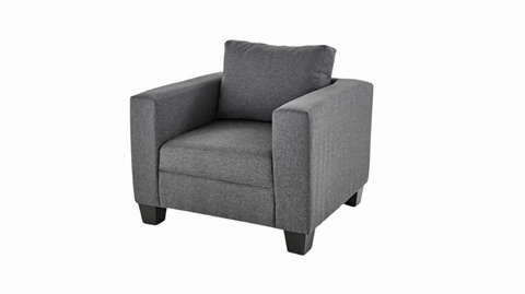 Chesterfield Fabric 1 Seater Sofa
