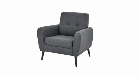 Scandy Fabric 1 Seater Sofa