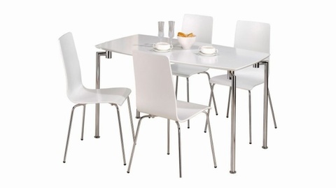 Dove Table & 4 Chairs