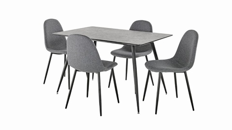 Miami Table & Barcelona Fabric Chairs